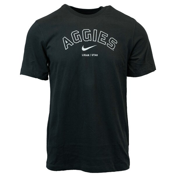 Men's Aggies Nike Logan Utah Gray Short-Sleeve T-Shirt